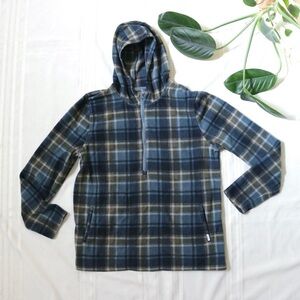 O'Neil quarter zip blue fleece pullover sweater